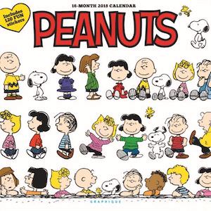 2018 Peanuts Happiness Is Wall Calendar