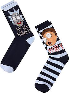 Rick And Morty Socks (2 pack)