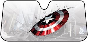 Marvel Captain America Shield Car Sun Shade