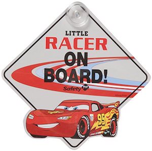 Cars Lightning McQueen Baby On Board Sign