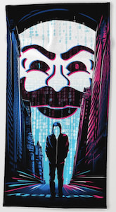 Mr. Robot fsociety And Elliot Beach Towel