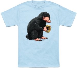 Fantastic Beasts and Where to Find Them Niffler Holding The Ring T-Shirt