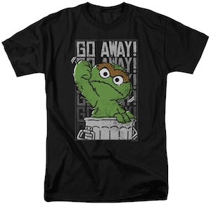 Oscar The Grouch Go Away T-Shirt