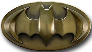 Batman Bronze Logo Belt Buckle