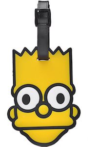 Bart Simpson Luggage Tag