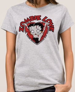 Betty Boop Zombie Love T-Shirt