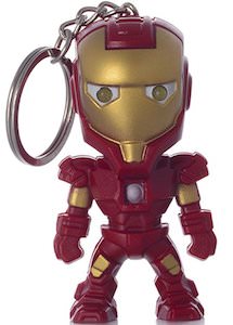 Iron Man Key Chain With Flashlight