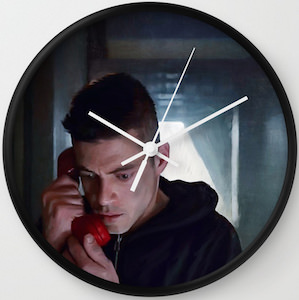 Elliot Alderson Wall Clock