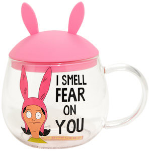 Bob's Burgers Louise And Her Rabbit Ears Glass Mug