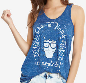 Bob's Burgers Tina Charm Bomb Tank Top