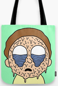 Melting Morty Tote Bag