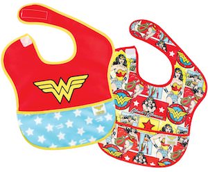 DC Comics Wonder Woman Baby Bib Set