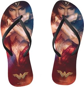 Crossed Arms Wonder Woman Flip Flops