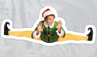 Buddy Elf Christmas Sticker