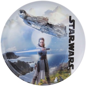 Star Wars Last Jedi Dinner Plate