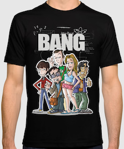 The Big Bang Theory Cast Cartoon T-Shirt