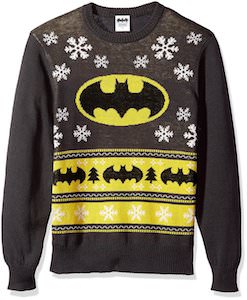 Batman Black and Yellow Christmas Sweater