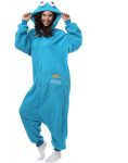 Cookie Monster Onesie Pajama Costume