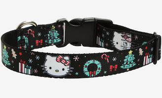 Hello Kitty Dog Collar For The Holidays