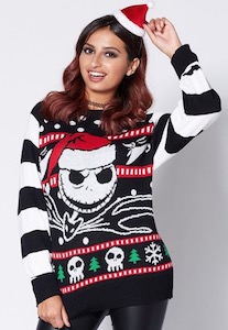 Unisex Jack Skellington Christmas Sweater