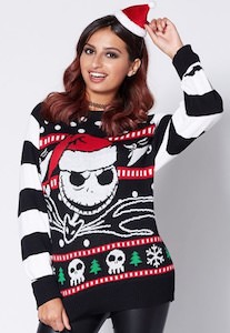 unisex Jack Skellington Christmas Sweater