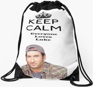 Keep Calm Everyone Loves Luke Backpack