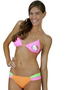Colorful Hello Kitty Bikini
