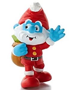 Santa Papa Smurf Christmas Ornament