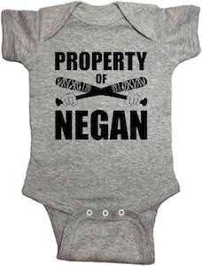 Baby Property Of Negan Bodysuit