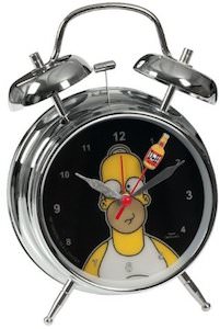 Homer Simpson Duff Alarm Clock