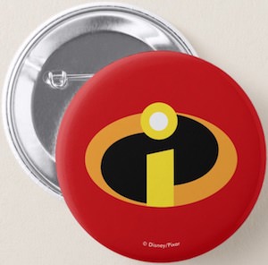The Incredibles Logo Button