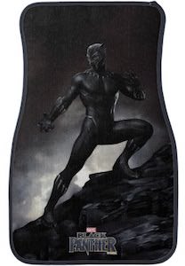 Black Panther Car Floor Mat