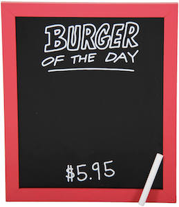 Bob's Burgers Menu Board