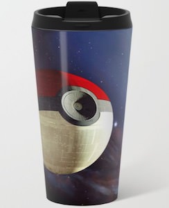 Poke Ball Death Star Travel Mug