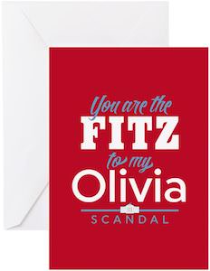 You Are The Fritz To My Olivia Greeting Card