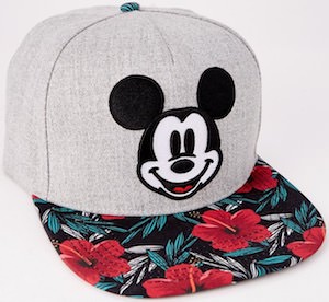 Floral Mickey Mouse Cap