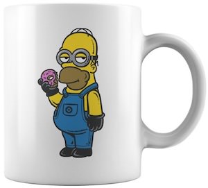 Minion Homer Simpson Mug