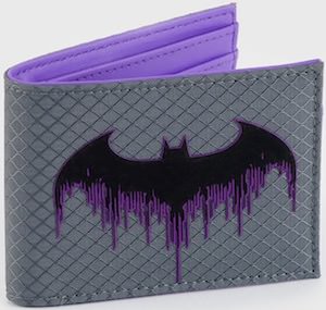 Purple Batman Logo Wallet