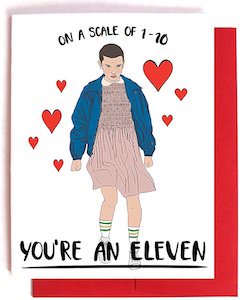 Stranger Things Love Card