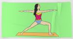 Wonder Woman Doing Yoga Towel