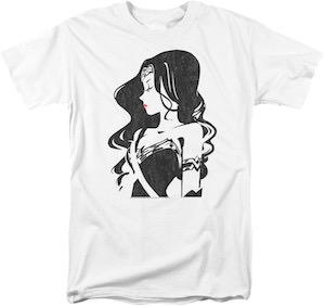 Wonder Woman Drawing T-Shirt