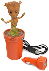 Dancing Baby Groot USB Car Charger