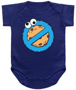 Cookie Monster Ban Baby Bodysuit