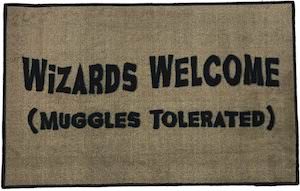 Harry Potter Wizards Welcome Doormat