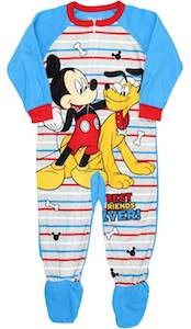 Mickey And Pluto Onesie Pajama