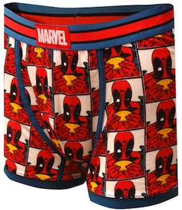 Deadpool Eating A Taco Boxer Shorts