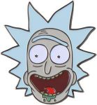 Happy Rick Pin from Rick and morty