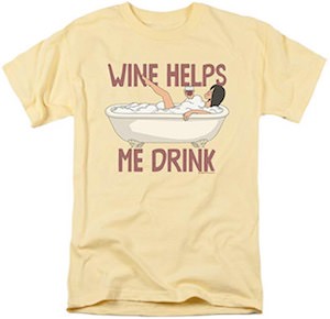 Bob's Burgers Wine Helps Me Drink T-Shirt