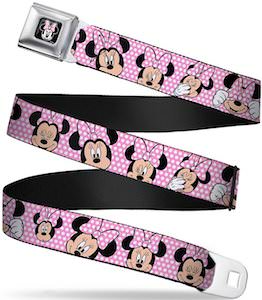 Pink Minnie Mouse Belt