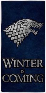 Winter Is Coming Beach Towel